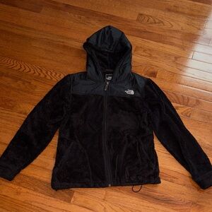 The North Face Black Hooded Fleece Jacket